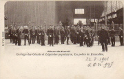 CORTEGE des GEANTS et LEGENDES POPULAIRES. La Police de Bruxelles.