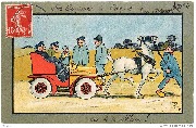 Automobile remorquée...