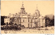 Modave. Façade du Château (Vue perspective)