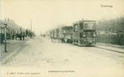 Kruisweg. Aankomst van den Tram