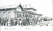 Eupen. Gruss aus Eupen Bahnhof