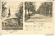 Hôtel de la Cloche Marche le...Chapelle du Monument 16èS.+Allée du Monument