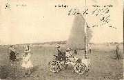 Ostende. Sur la Plage - Voiturette à Voiles