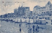 Blankenberghe. La Plage et la Digue.