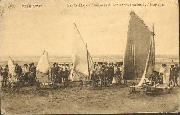 Heyst s/Mer. Sur la Plage - Concours de Voiturettes à Voiles ou Aéroplages