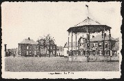 Kiosque - Erquelinnes, La Place - DD. NB - 23-07-1953 - Vve Muller, Edit Erquelinnes