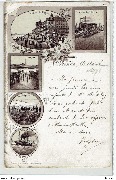 Ostende Vue sur la Digue. La nouvelle estacade. Le Phare. Les baigneurs. La Malle Ostende Vue sur la Digue. La nouvelle estacade. Le Phare. Les baigneurs. La Malle