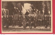 Waterloo. Pelerinage Franco-Wallon. Assemblée aux torches