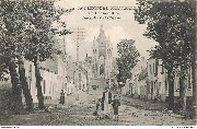 Bonsecours-Peruwelz. La Grande-Rue Vue prise de la Drève