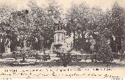 Bruxelles. Statue des Comtes d'Egmont et de Hornes Place du Petit Sablon