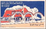 Exposition de Bruxelles 1935 Pavillon chasse royale Brasserie Restaurant 