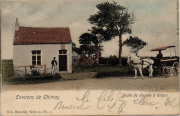 Environs de Chimay. Poste de Douane à Rièzes