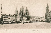 Souvenir de Tournai. La Grand'Place