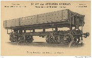 Sté Ame des Ateliers Germain. Wagon basculeur pour transport de minerais