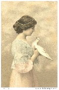 Jeune fille à la colombe