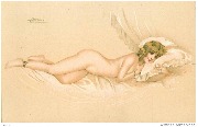 Femme nue avec un bracelet à la cheville