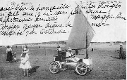 Westende. Sur la Plage - Voiturette à Voiles
