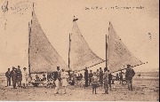 Middelkerke. Sur la Plage - Les Voiturettes à voiles