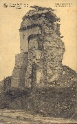 1914-18.  Ruines de Dixmude. Poste d'Observation── Ruines of Dixmude. An Observation Post