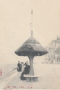 Duinbergen. Un Banc sur la Digue