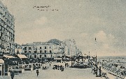 Kiosque - Blankenberghe - Panorama de la Digue - DD. Bleuté - écrite - N° 10 54116