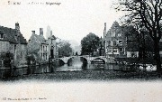 Bruges. Le pont du Béguinage