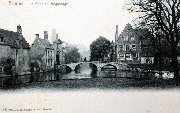 Bruges. Le pont du Béguinage Bruges. Le pont du Béguinage