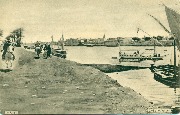 6. Sc&egrave;ne du Caire. Cavalier et vue sur le Nil