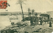 9. Sc&egrave;ne du Caire. Attelage au bord du Nil
