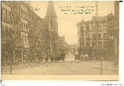 Liège Crue de la Meuse 1925-1926 Vue prise du Pont des Arches vers l Eglise St Pholien