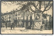 Bruxelles-Uccle. Avenue Brugmann et monument Léon Vanderkindere