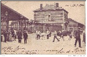 Anvers. Les environs de l'Abattoir, un jour de marché