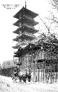 Bruxelles-Laeken. La Tour Chinoise, Parc de Laeken
