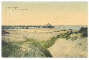 Blankenberghe. Le Pier à travers les dunes