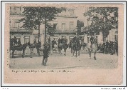 Palais de la Reine à Spa. (Sortie de sa Majestée)