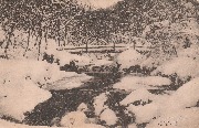 Sart-lez-Spa. Vallée de la Hoëgne sous la neige - pout du Renard