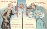 Cabine du téléphone galant. rue des soupirs
