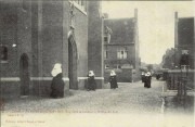 Gand. Le Grand Béguinage - Béguines se rendant à l'Office du soir