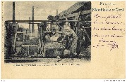 Souvenir de Marchienne-au-Pont, Jeune fille poussant une berline sur le terril de la Providence (série 5 ancienne)