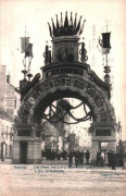 Ostende.Les f�tes du 3 et 4 septembre 1905. L'arc de Triomphe