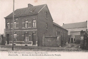 Marcinelle. Maison de derri�re de la Maison du Peuple