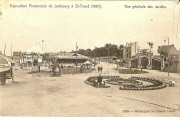 Saint-Trond. Expo 1907. Vue générale des jardins
