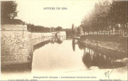Anvers en 1860, Remparts St.Georges. Actuellement Avenue des Arts.