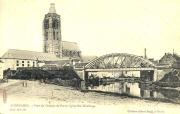 Audenarde. Pont du Chemin de Fer et Eglise Ste-Walburge