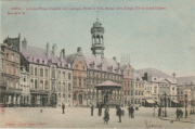 Mons. La Grand'Place, Chapelle Saint-Georges, Hotel de Vile, Maison de la Toison d'Or  et Grand Théâtre