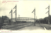 Renaix. Passerelle sur le chemin de fer