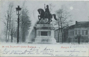 Mons. Boulevard. Statue Baudouin