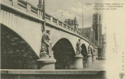 Liège. Pont des Arches construit de 1860 à 1863 - Ornée de Statues Allégoriques par Sopers
