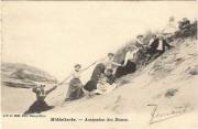 Middelkerke. Ascension des dunes (cliché variante)