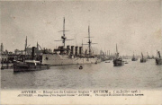 Anvers. Réception du croiseur anglais ''ANTRIM'' (23 Juillet 1906)
